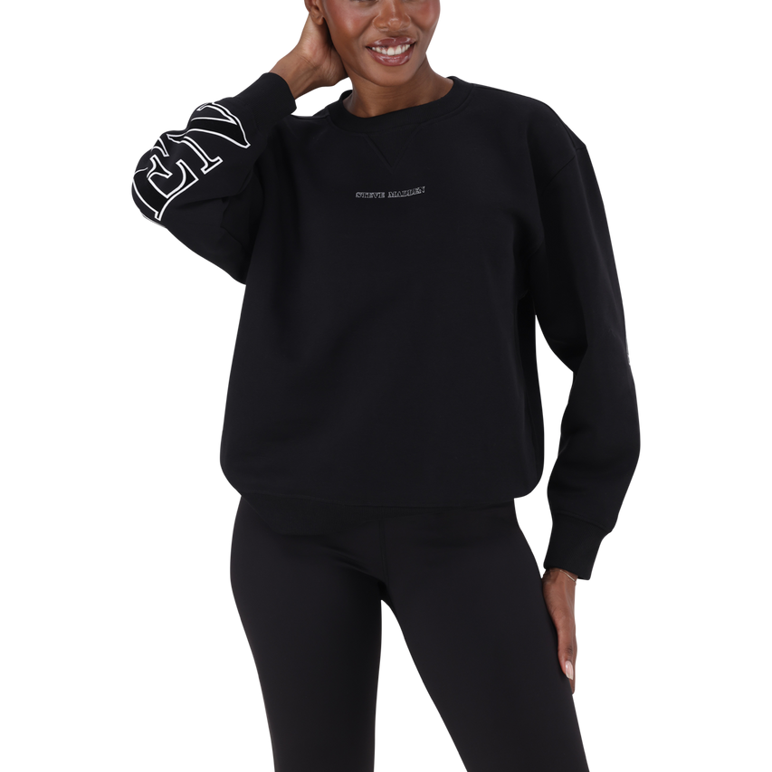 CHERYL BLACK REGULAR CREW NECK SWEAT - view 3