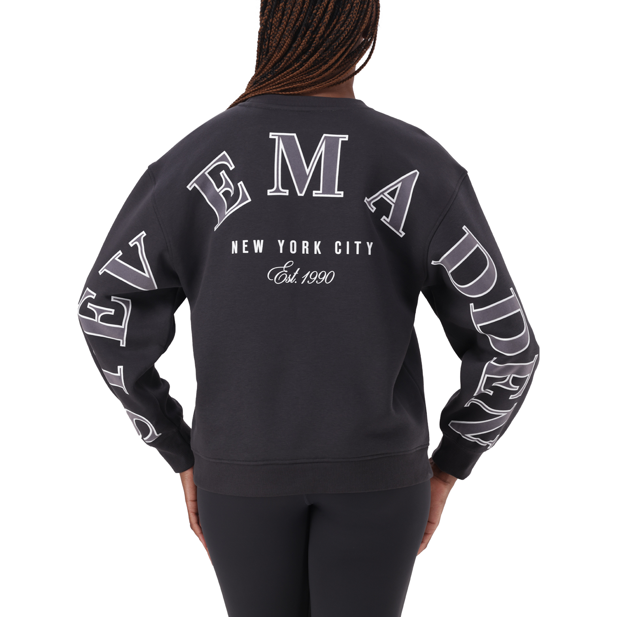 CHERYL CHARCOAL REGULAR CREW NECK SWEAT - view 6