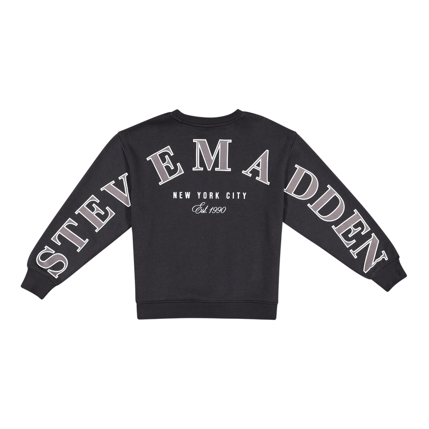 CHERYL CHARCOAL REGULAR CREW NECK SWEAT - view 2