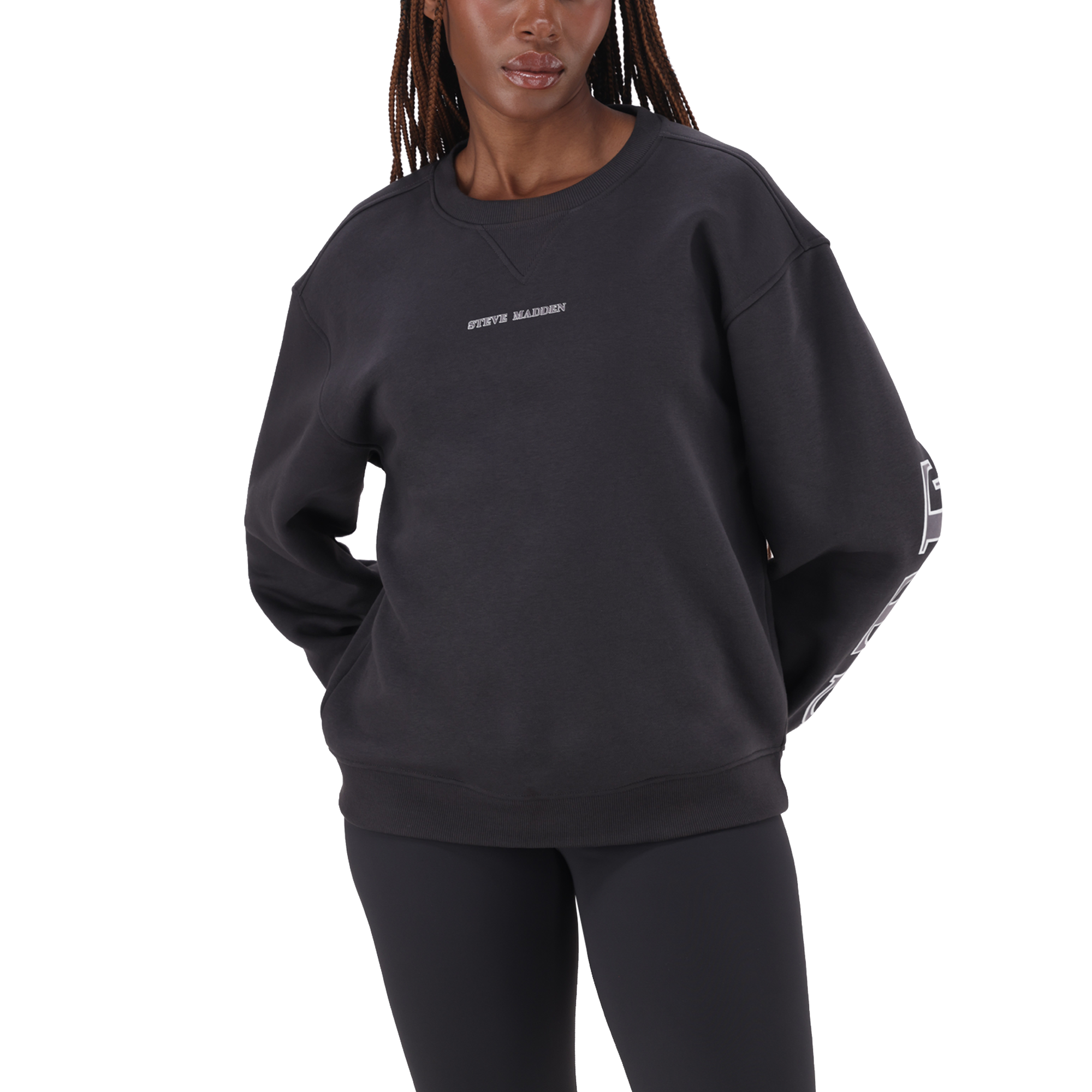 GRACE CHARCOAL HIGH WAISTED BODYCON LEGGING - view 3