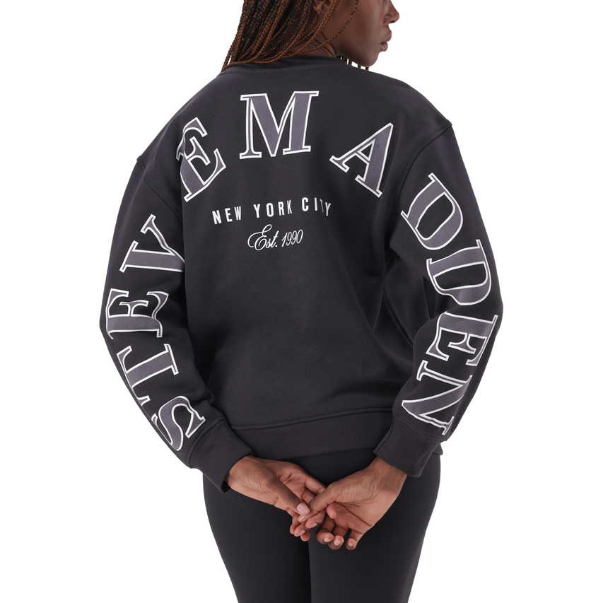 CHERYL CHARCOAL REGULAR CREW NECK SWEAT - view 5