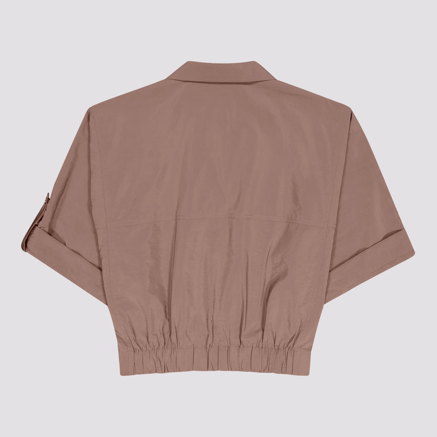 DARCIE TAUPE CARGO SHIRT - view 8