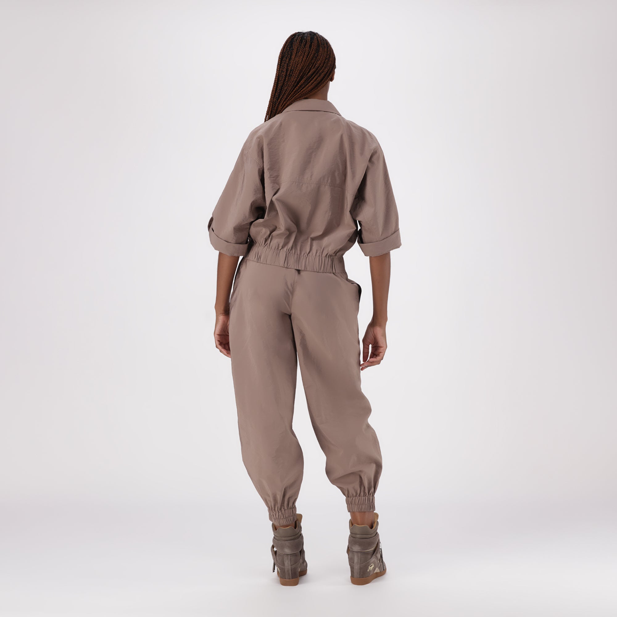 DARCIE TAUPE CARGO SHIRT - view 6