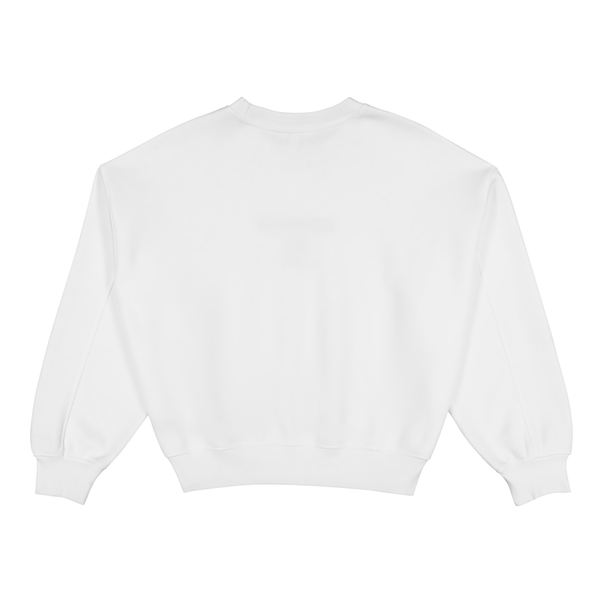 CLARA WHITE OVERSIZED CREW NECK SWEAT - view 5