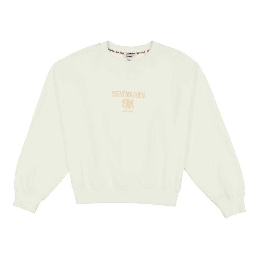 CLARA YELLOW OVERSIZED CREW NECK SWEAT
