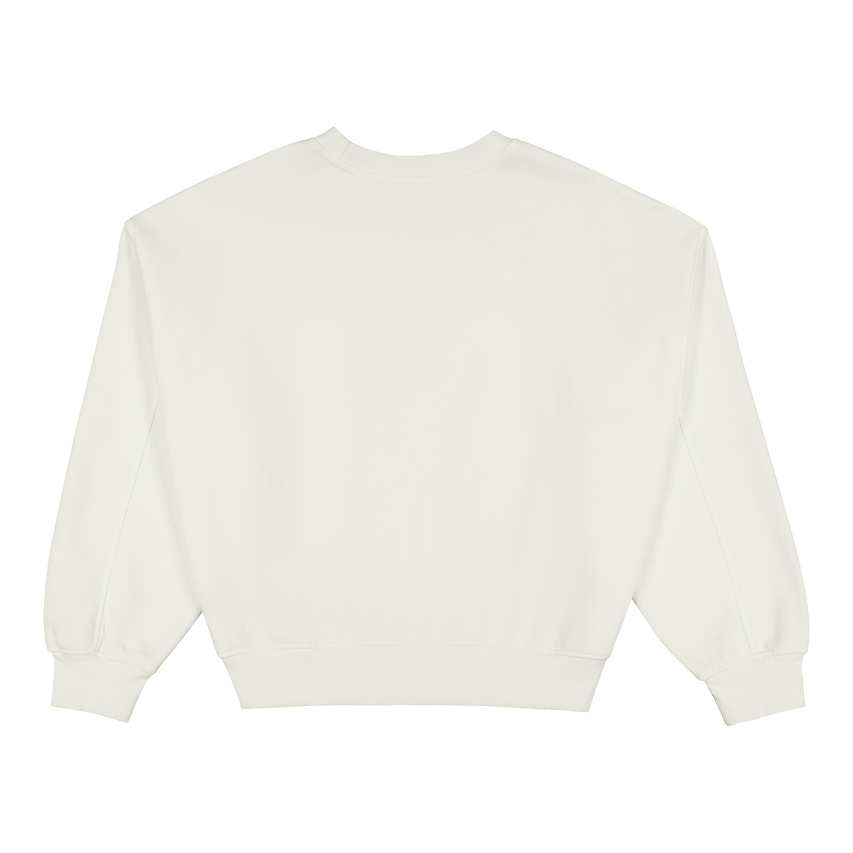 CLARA YELLOW OVERSIZED CREW NECK SWEAT - view 7