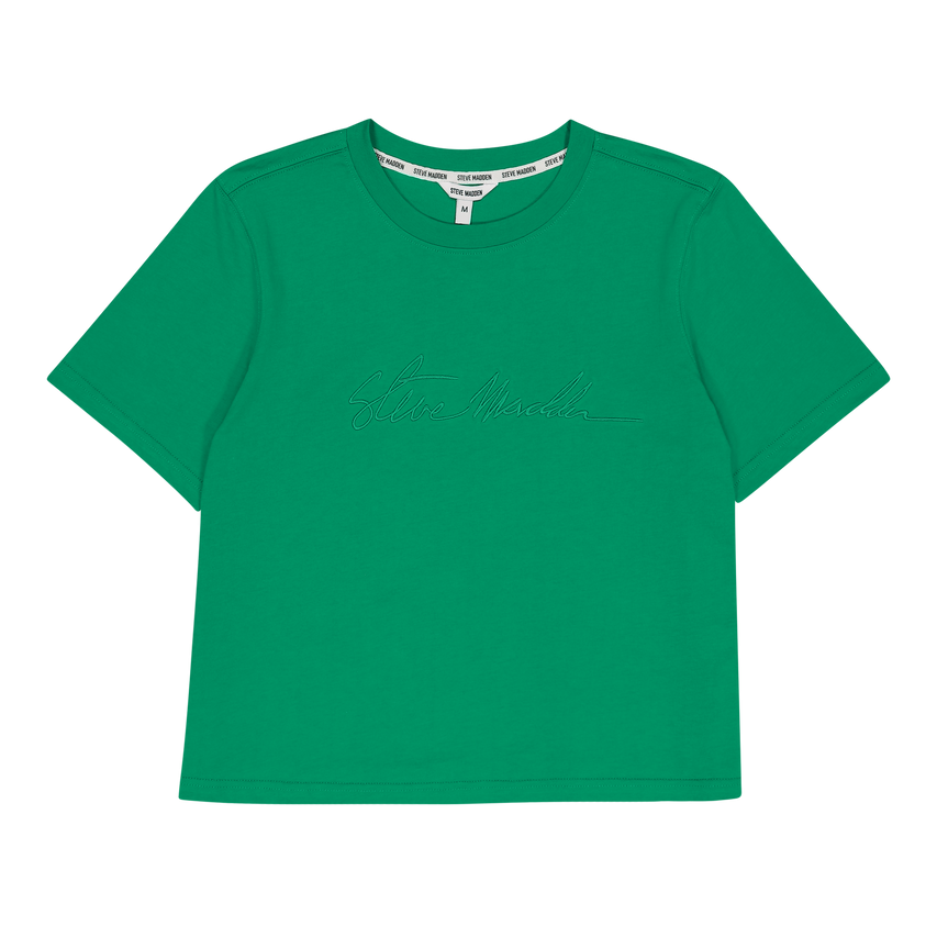 BROOKS EMERALD REGULAR CREW NECK T-SHIRT