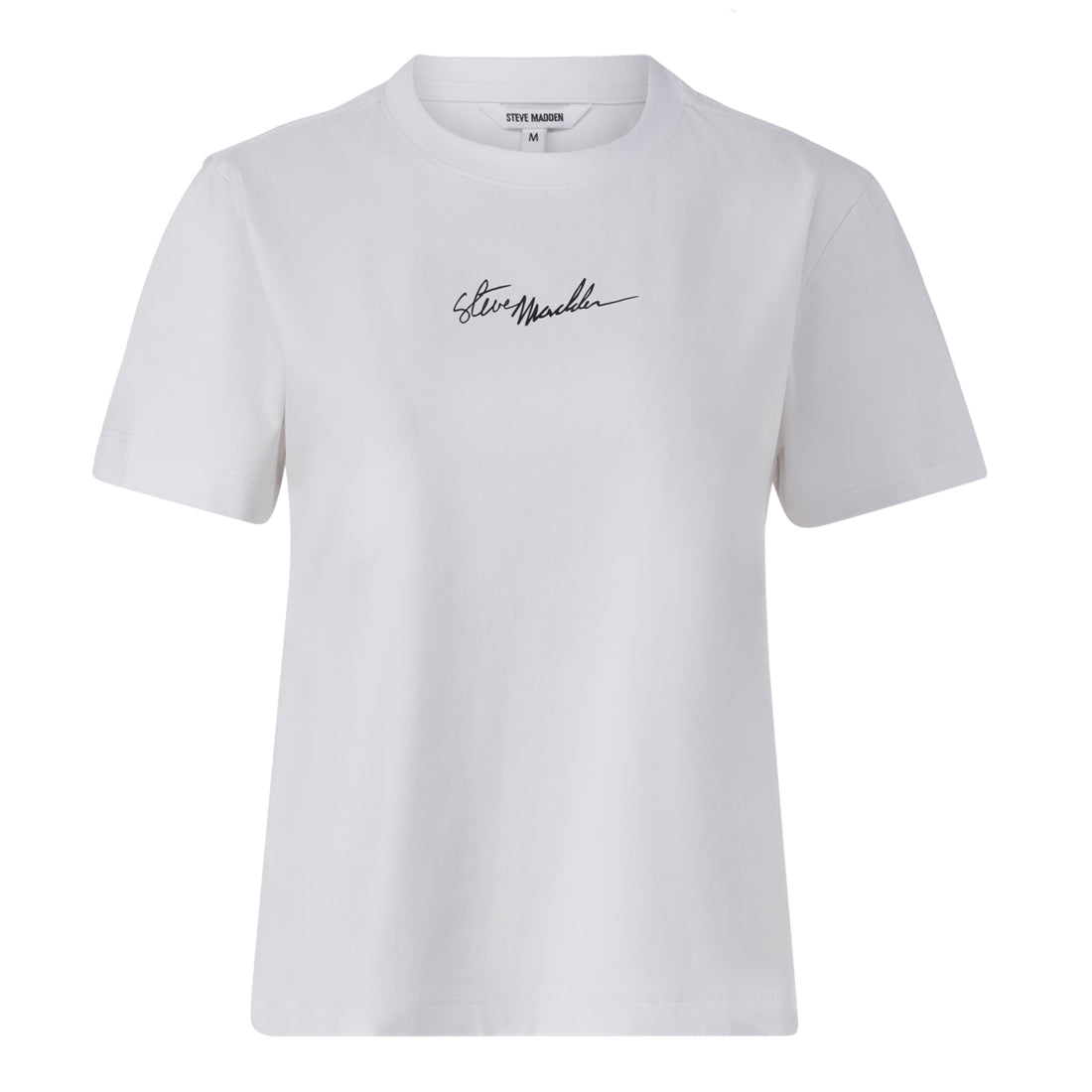 SYDNEY SIGNATURE WHITE CREW NECK T-SHIRT