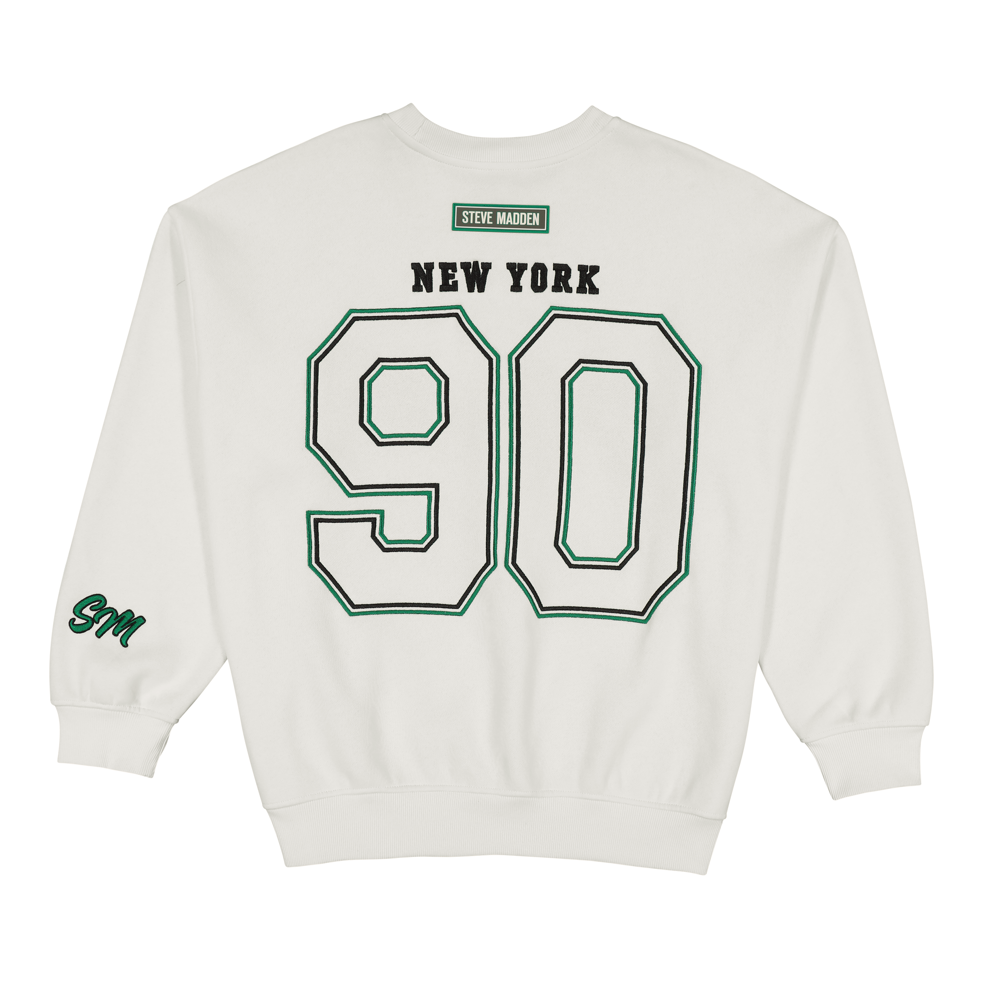 ANORA CREAM OVERSIZED CREW NECK SWEAT - view 6