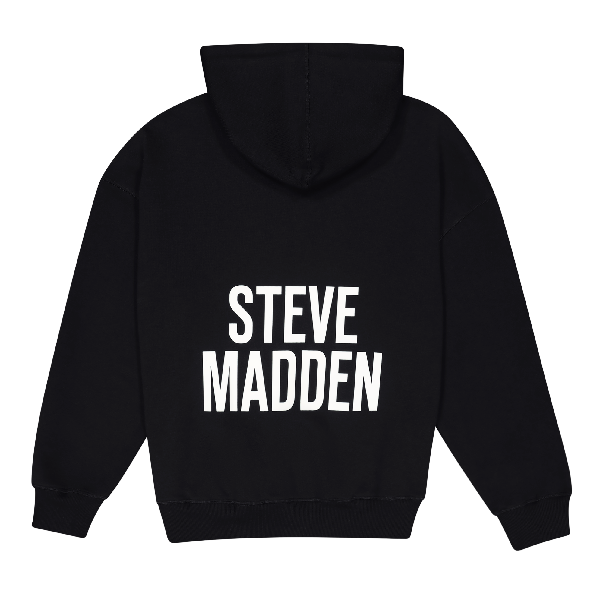 AMINA BLACK HOODED SWEAT - view 2