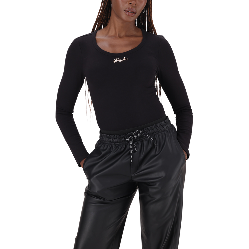 BILLY BLACK LONG SLEEVE BODYSUIT