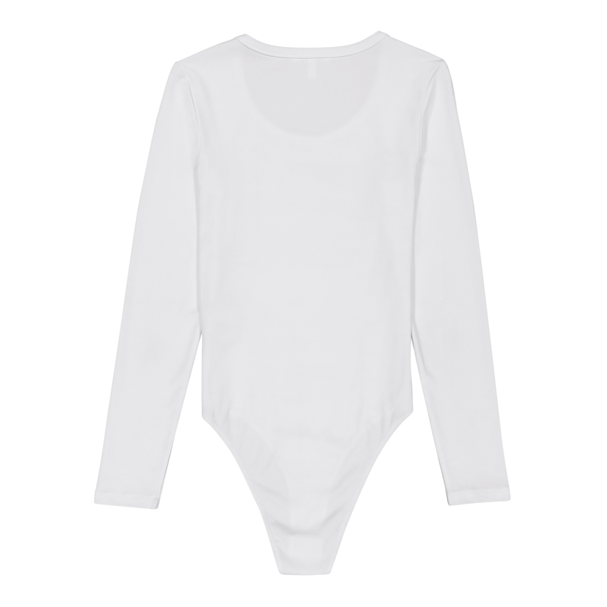 BILLY WHITE LONG SLEEVE BODYSUIT - view 7