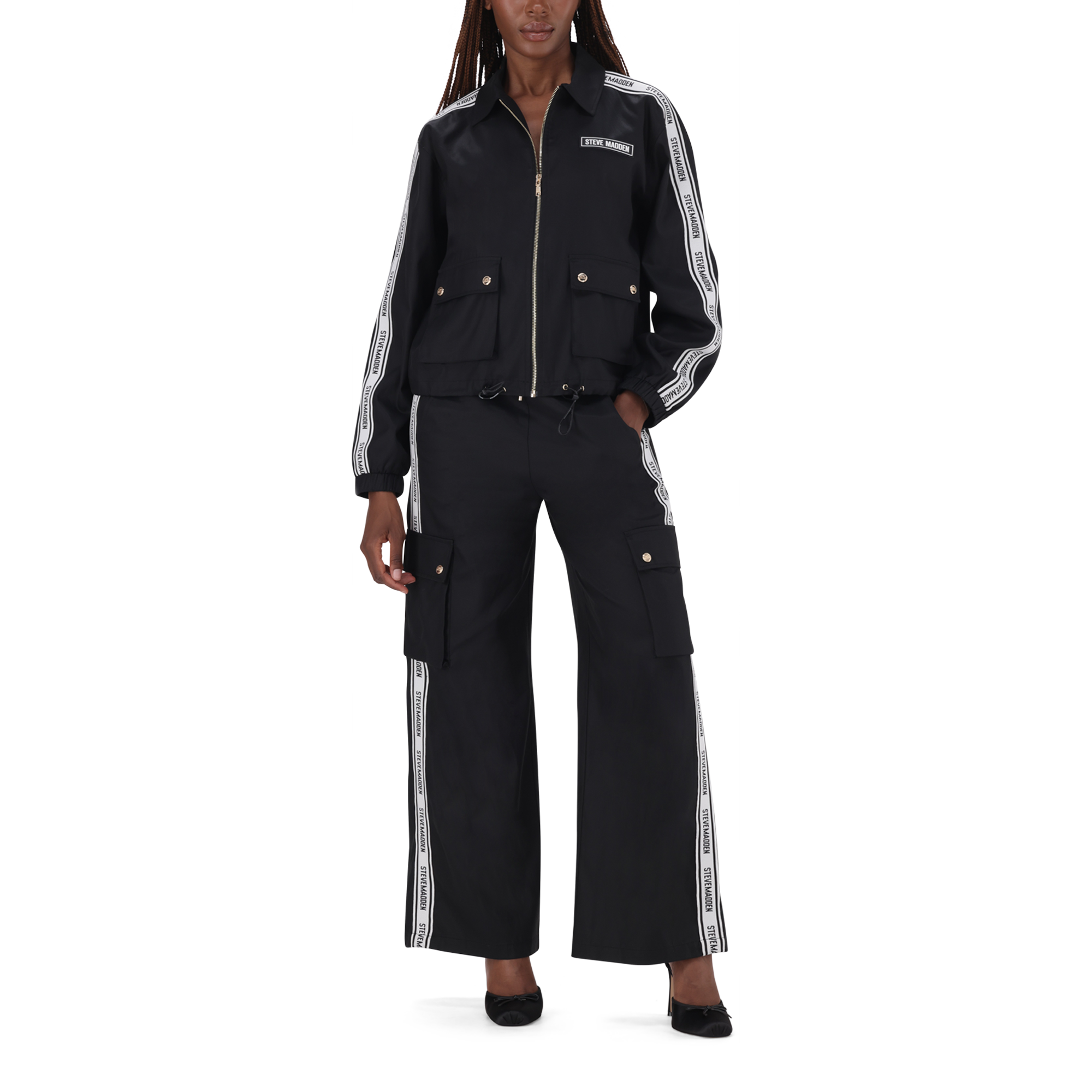 SOPHIE BLACK ZIP THROUGH SHACKET - view 4
