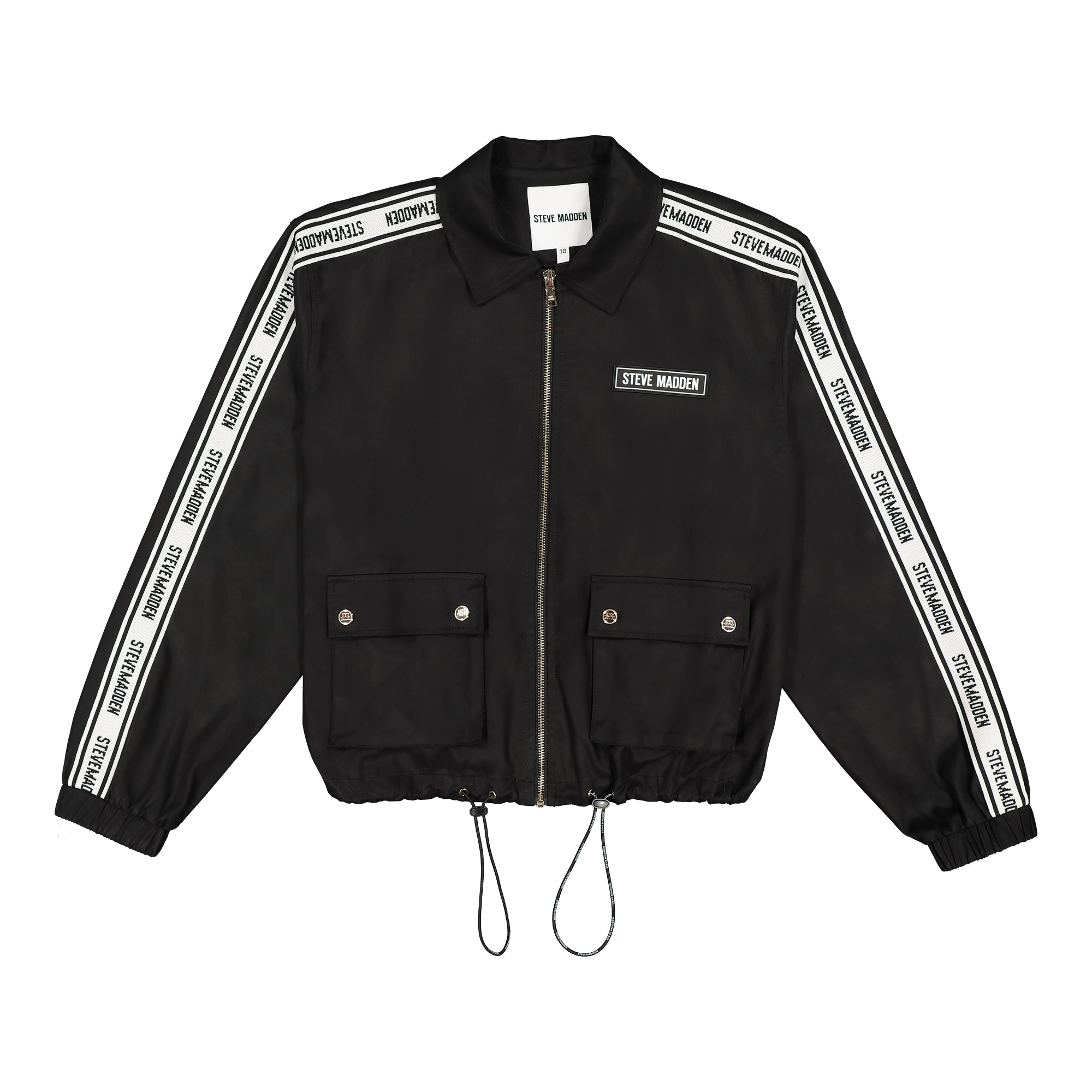 SOPHIE BLACK ZIP THROUGH SHACKET