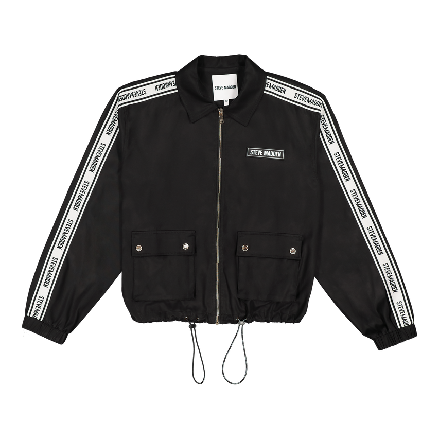 SOPHIE BLACK ZIP THROUGH SHACKET