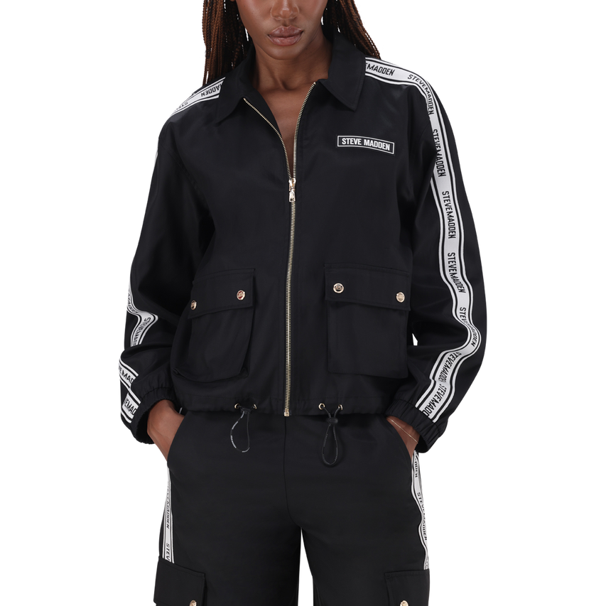 SOPHIE BLACK ZIP THROUGH SHACKET - view 2