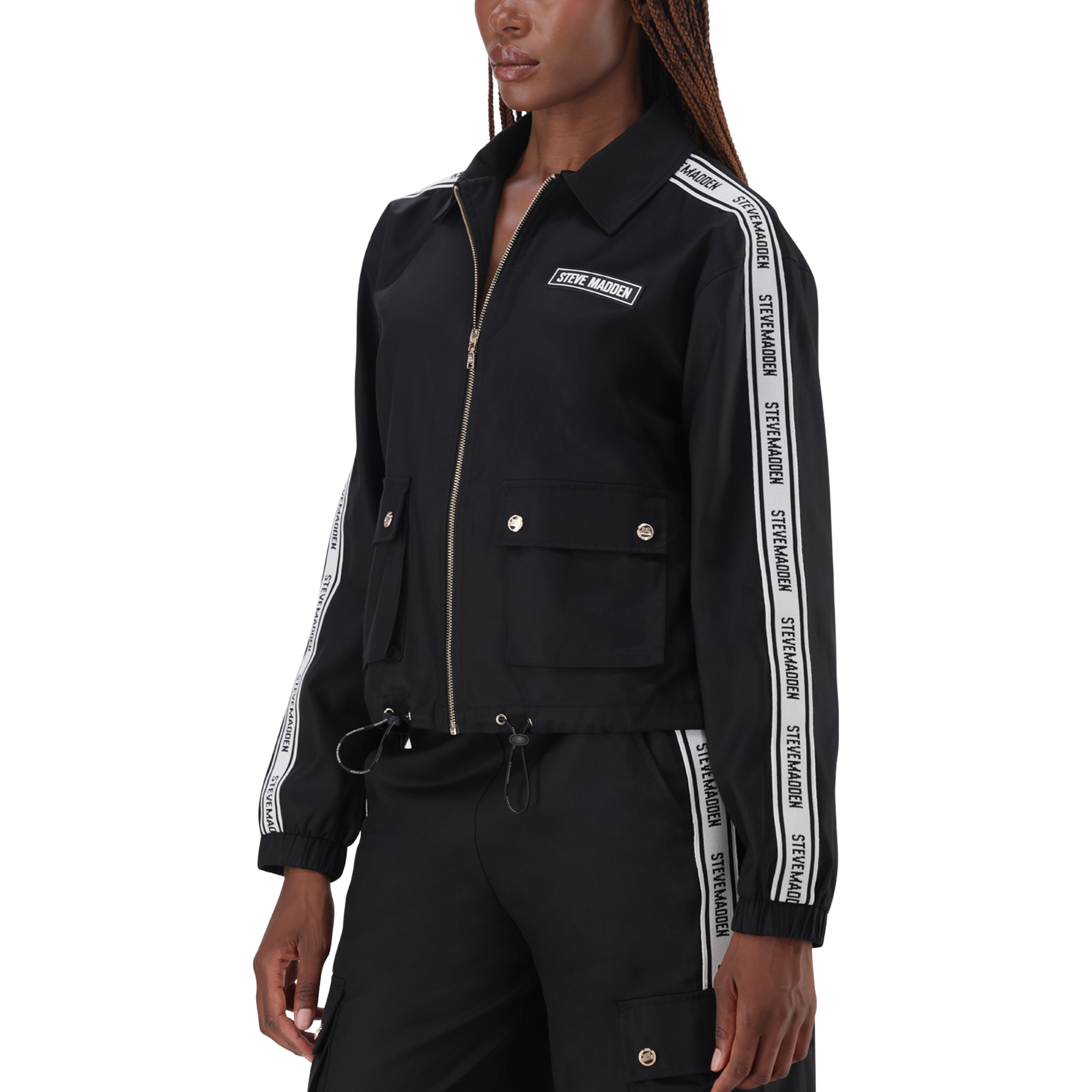 SOPHIE BLACK ZIP THROUGH SHACKET - view 3