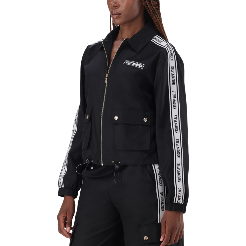 SOPHIE BLACK ZIP THROUGH SHACKET - view 3