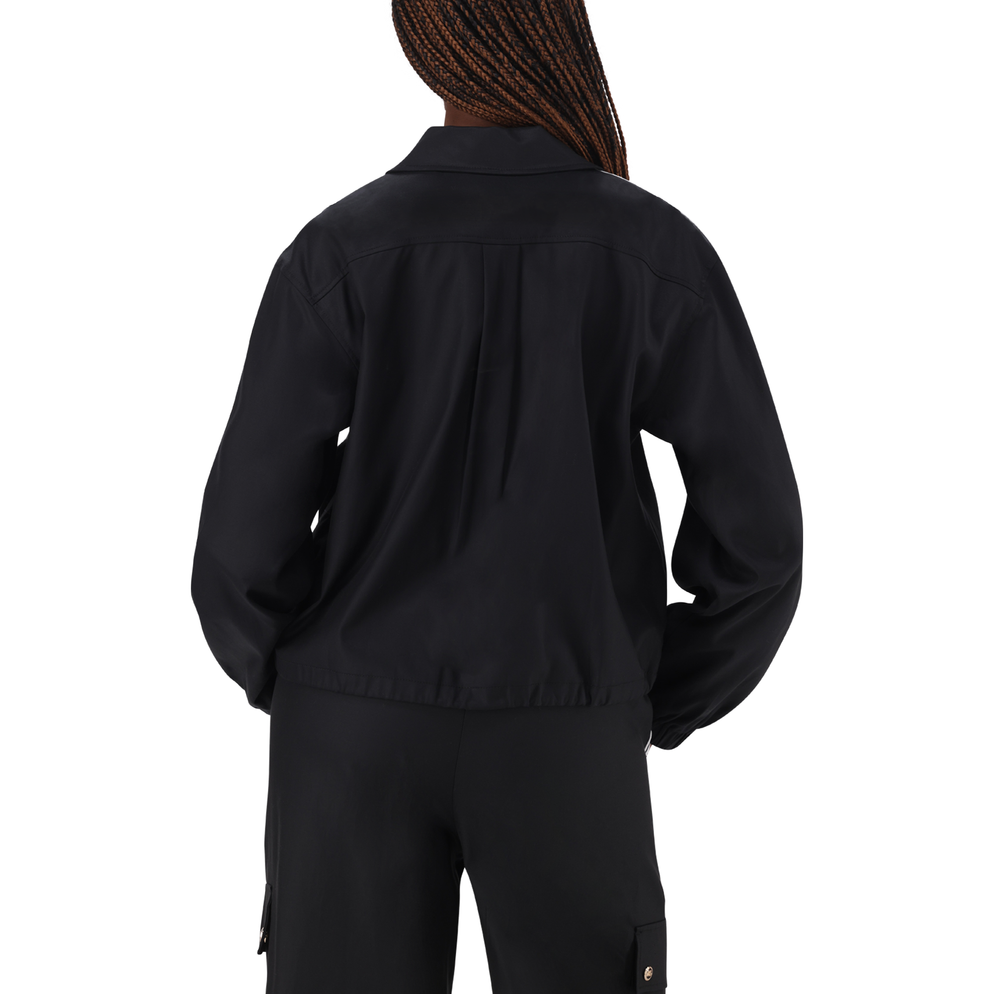 SOPHIE BLACK ZIP THROUGH SHACKET - view 5