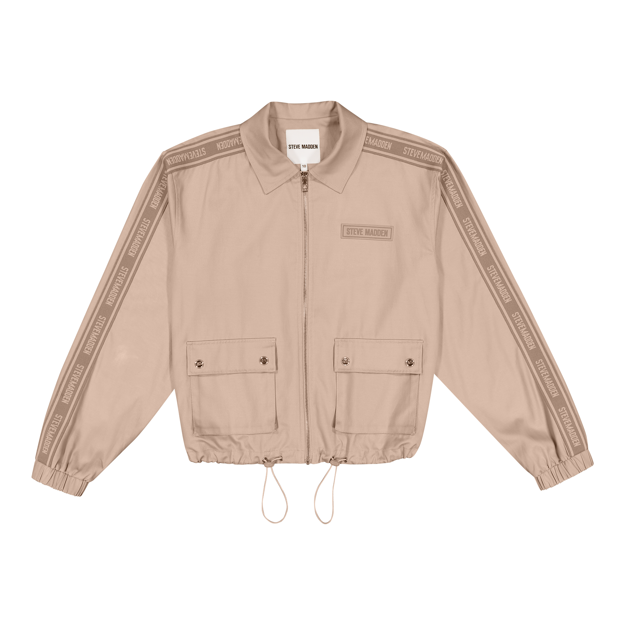 SOPHIE CARAMEL ZIP THROUGH SHACKET