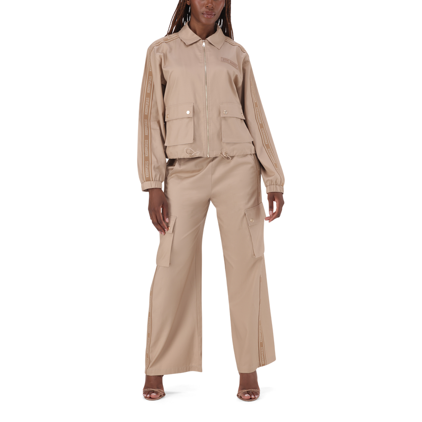 SOPHIE CARAMEL ZIP THROUGH SHACKET - view 4