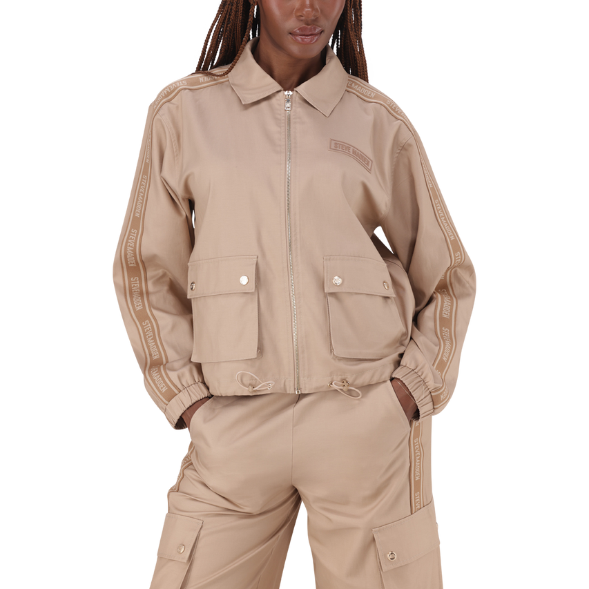 SOPHIE CARAMEL ZIP THROUGH SHACKET - view 2