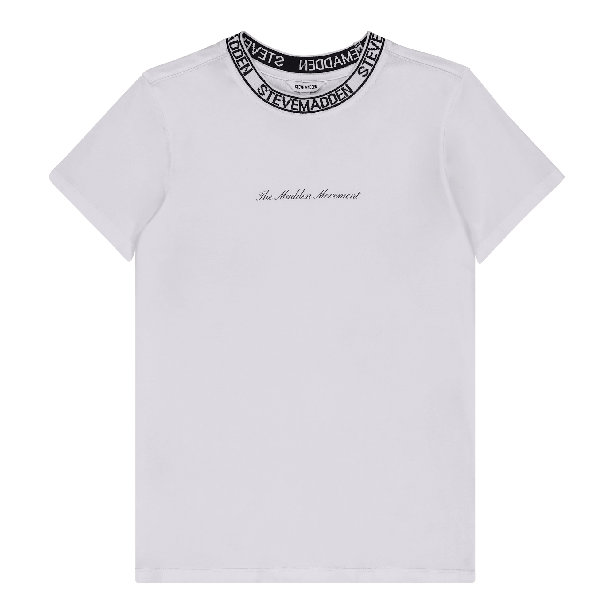 CINDY WHITE CREW NECK REGULAR T-SHIRT