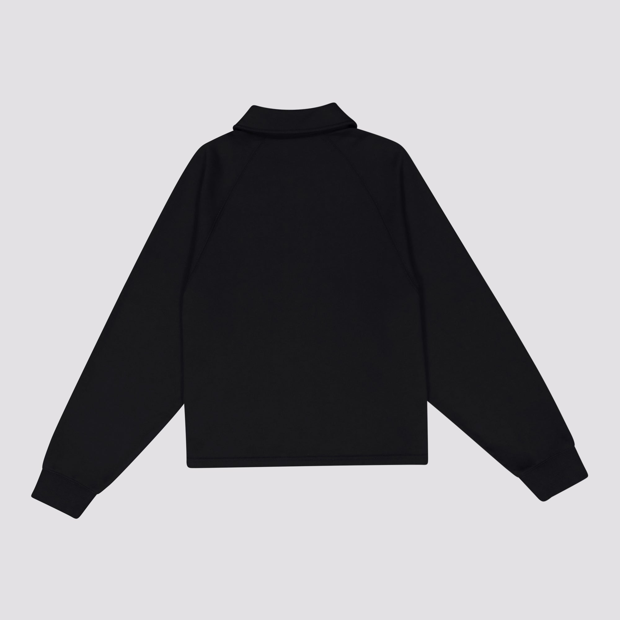 VALENTINA BLACK OVERSIZED POLO TOP - view 7
