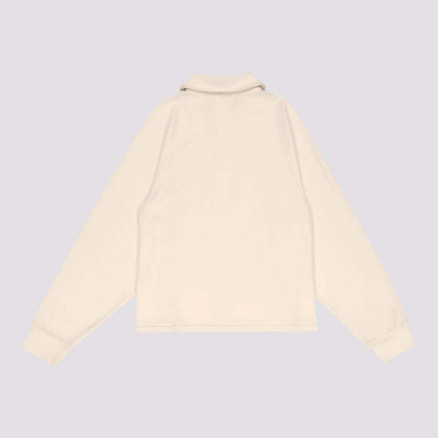VALENTINA CREAM OVERSIZED POLO TOP - view 7