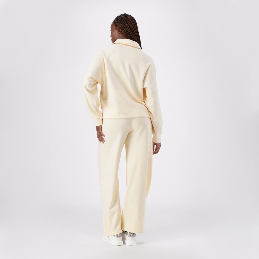 VALENTINA CREAM OVERSIZED POLO TOP - view 4