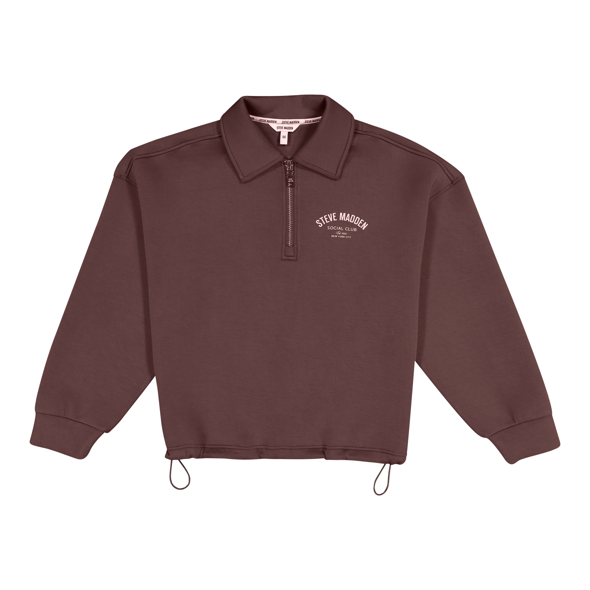 JULIAN BROWN/CHOCOLATE SCUBA SWEAT WITH COLLAR & ZIP - view 4