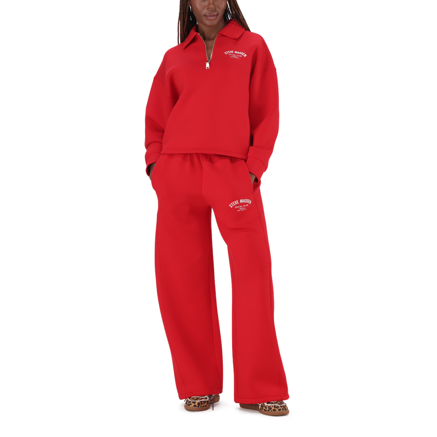 JULIAN RED SCUBA SWEAT WITH COLLAR & ZIP - view 4