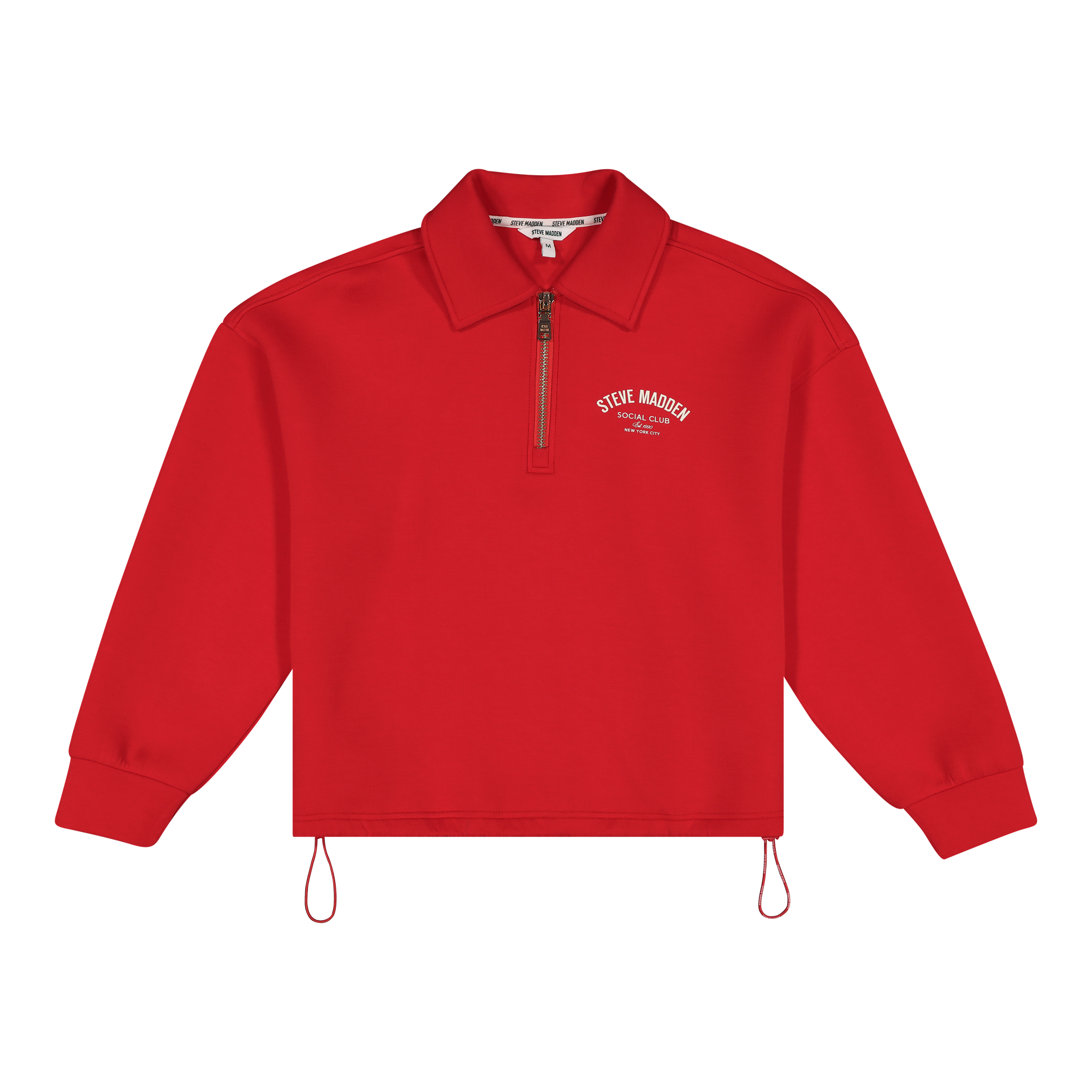 JULIAN RED SCUBA SWEAT WITH COLLAR & ZIP - view 5