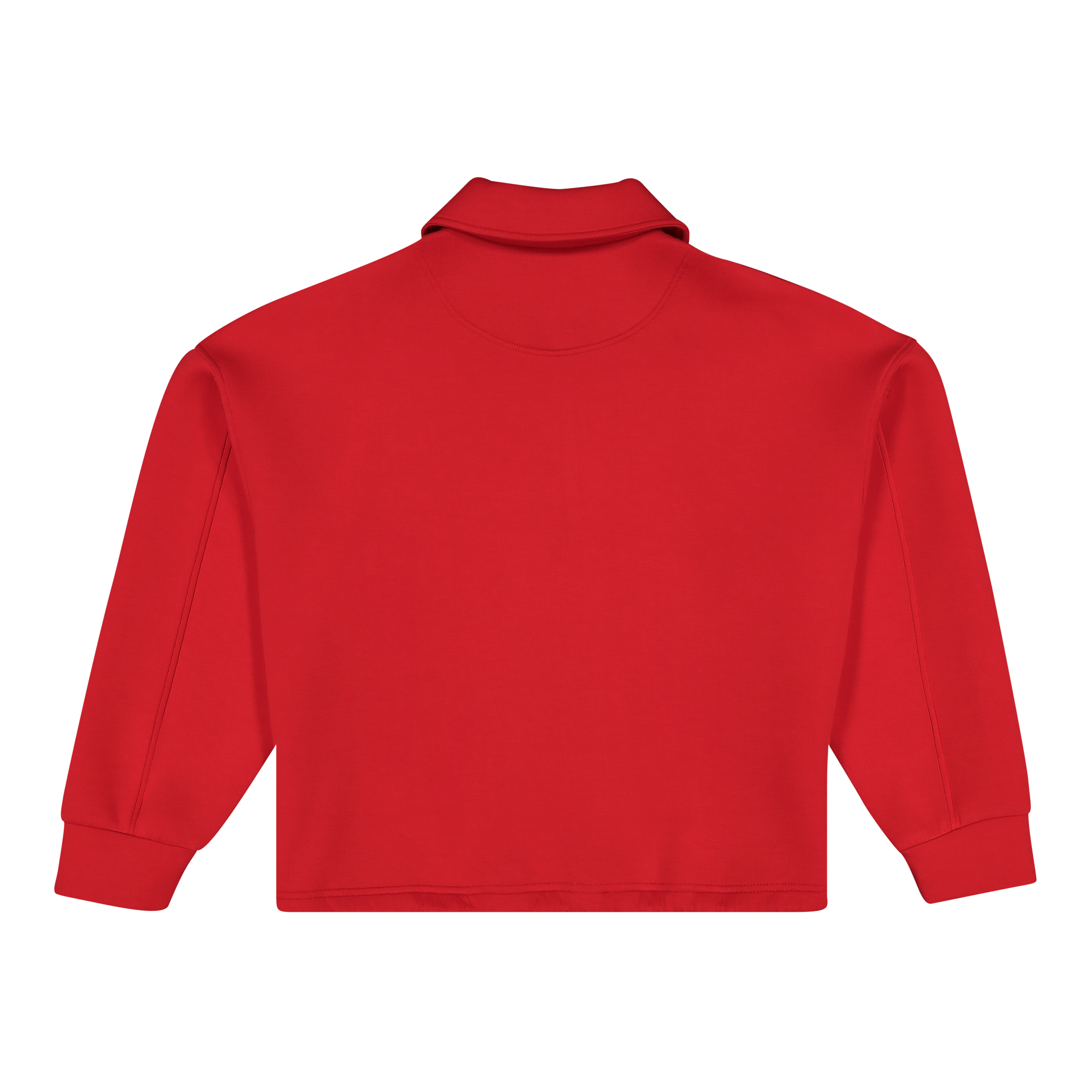 JULIAN RED SCUBA SWEAT WITH COLLAR & ZIP - view 6
