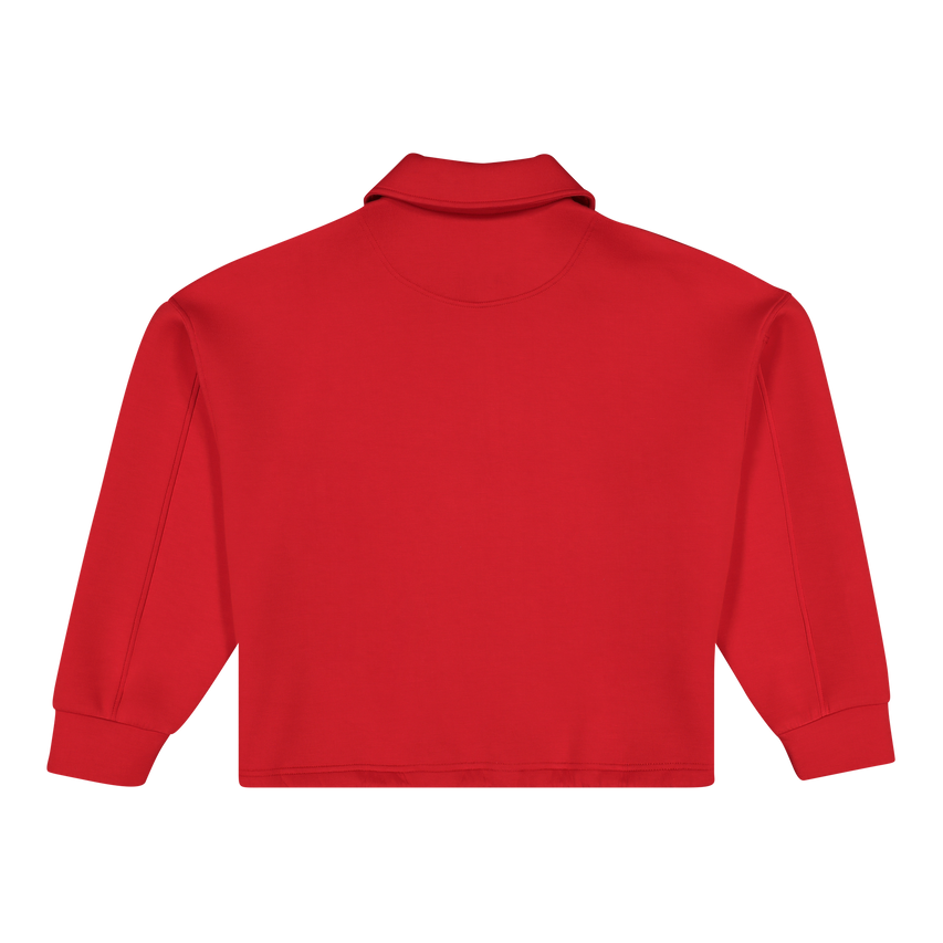 JULIAN RED SCUBA SWEAT WITH COLLAR & ZIP - view 6