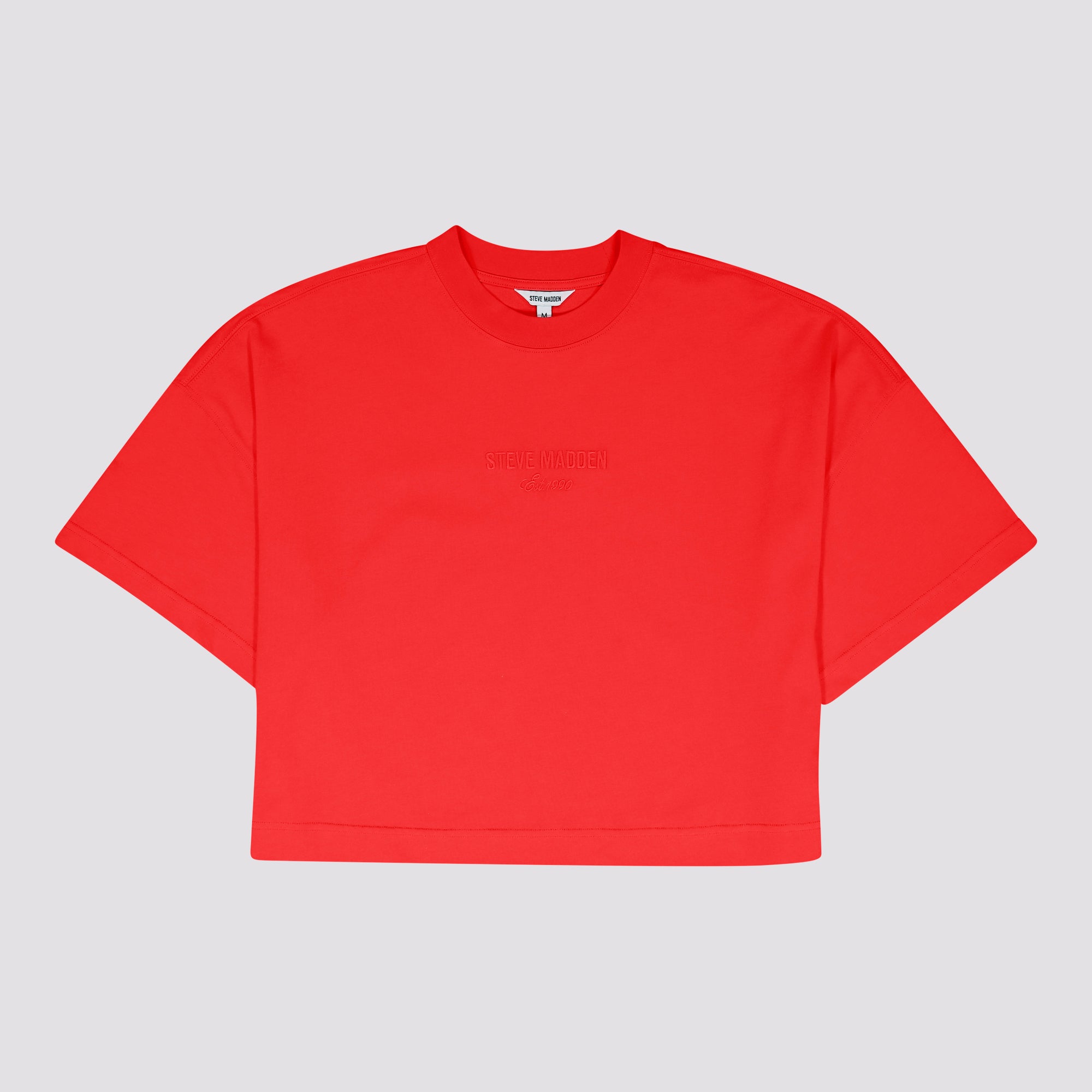 PENELOPE RED BOXY T-SHIRT - view 5