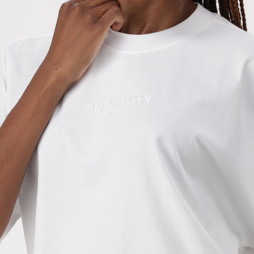 PENELOPE WHITE BOXY T-SHIRT - view 4