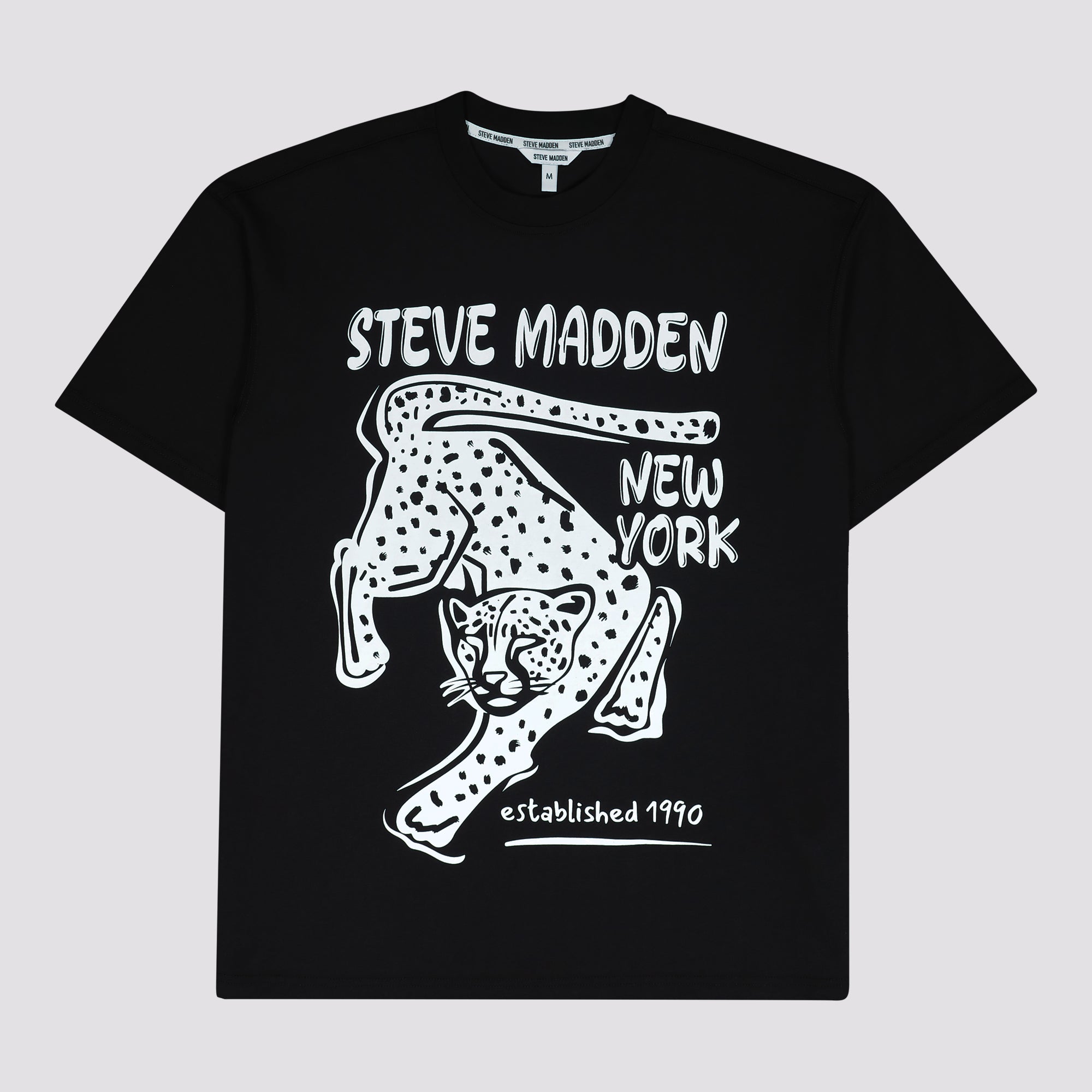 ESME BLACK OVERSIZED GRAPHIC T- SHIRT - view 5