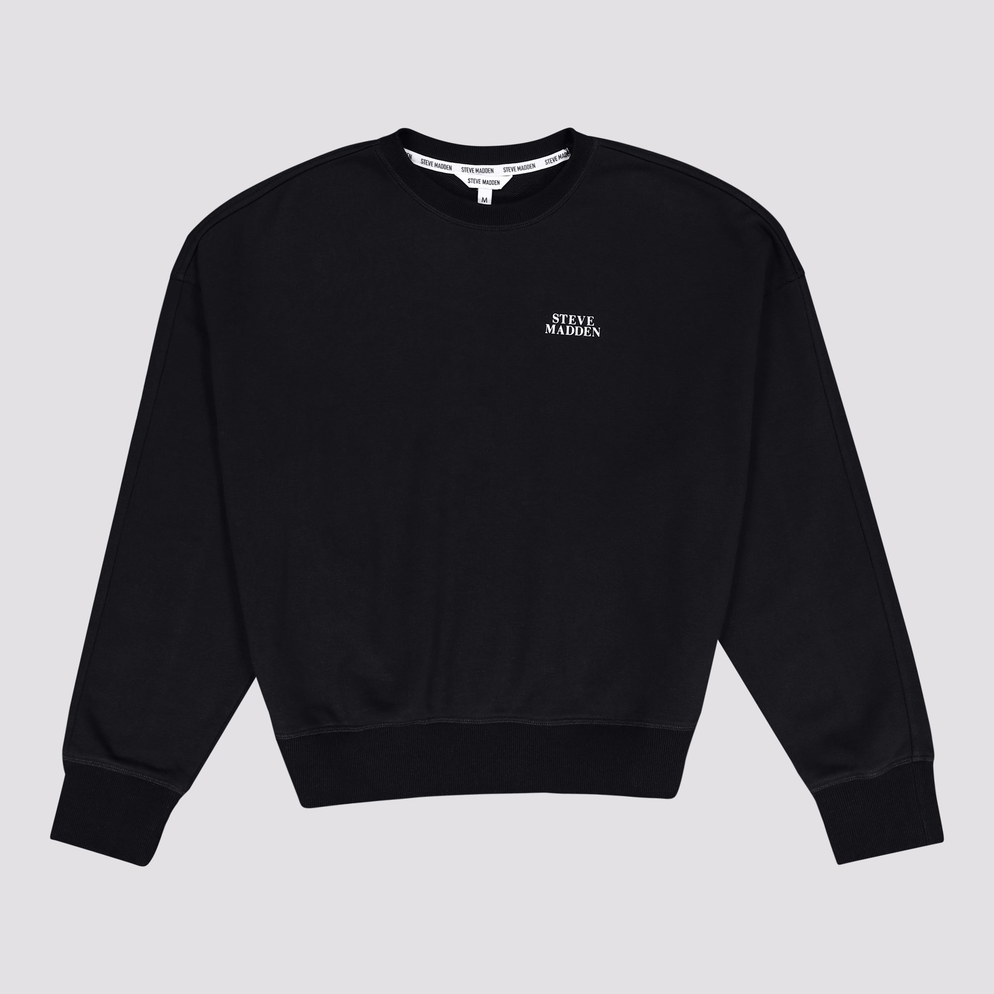 CHARLOTTE BLACK CREW NECK SWEAT - view 6