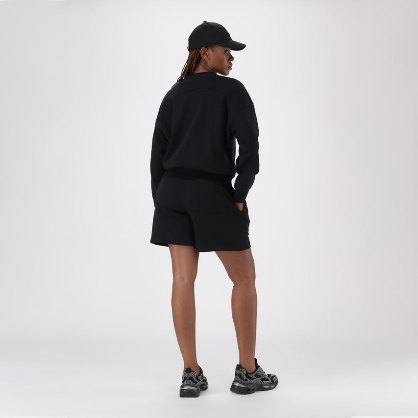 CHARLOTTE BLACK CREW NECK SWEAT - view 5