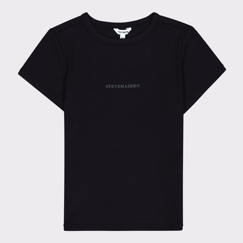 KAI BLACK SHORT SLEEVE TOP - view 6