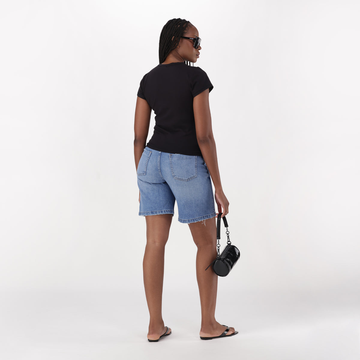 KAI BLACK SHORT SLEEVE TOP - view 5