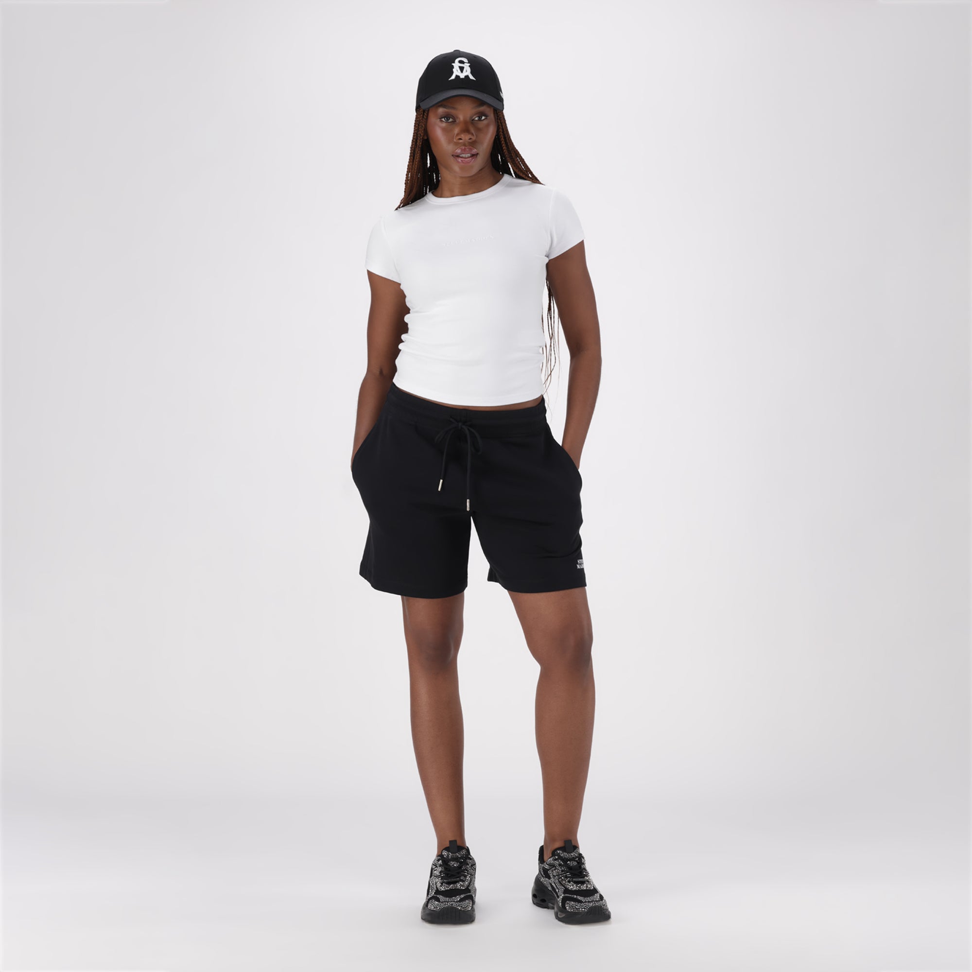 KAI WHITE SHORT SLEEVE TOP - view 3