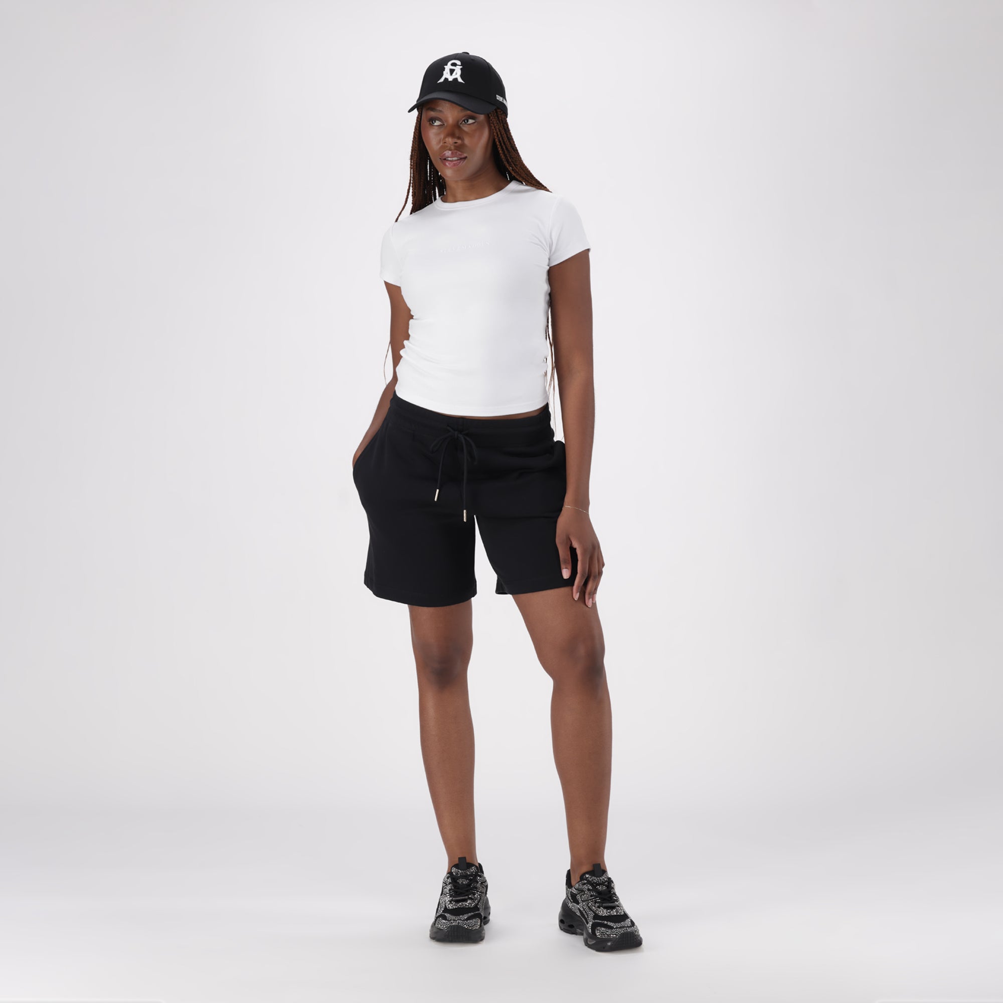 KAI WHITE SHORT SLEEVE TOP - view 4