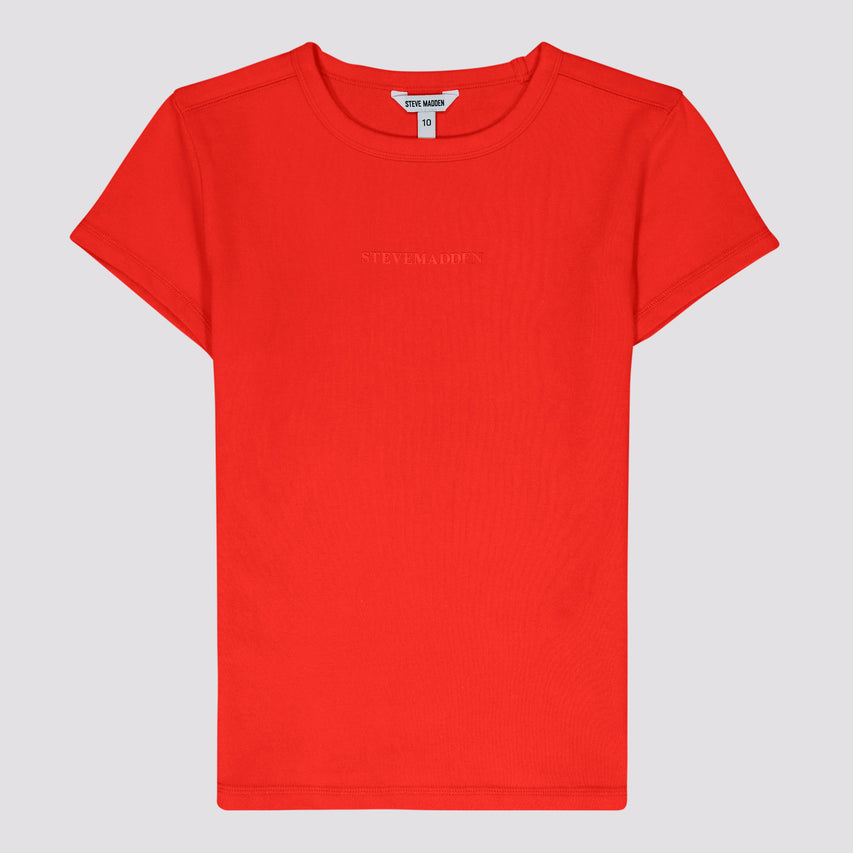 KAI RED SHORT SLEEVE TOP - view 6