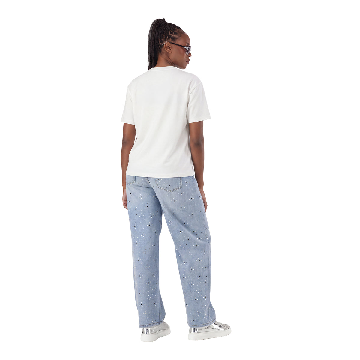 JULES WHITE OVERSIZED T SHIRT - view 4