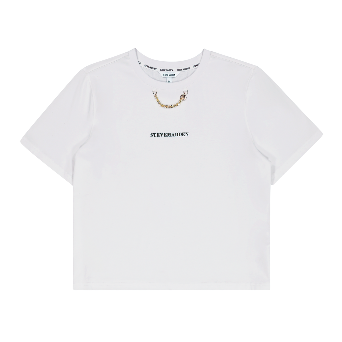 ALLISON WHITE T-SHIRT WITH CHAIN - view 7