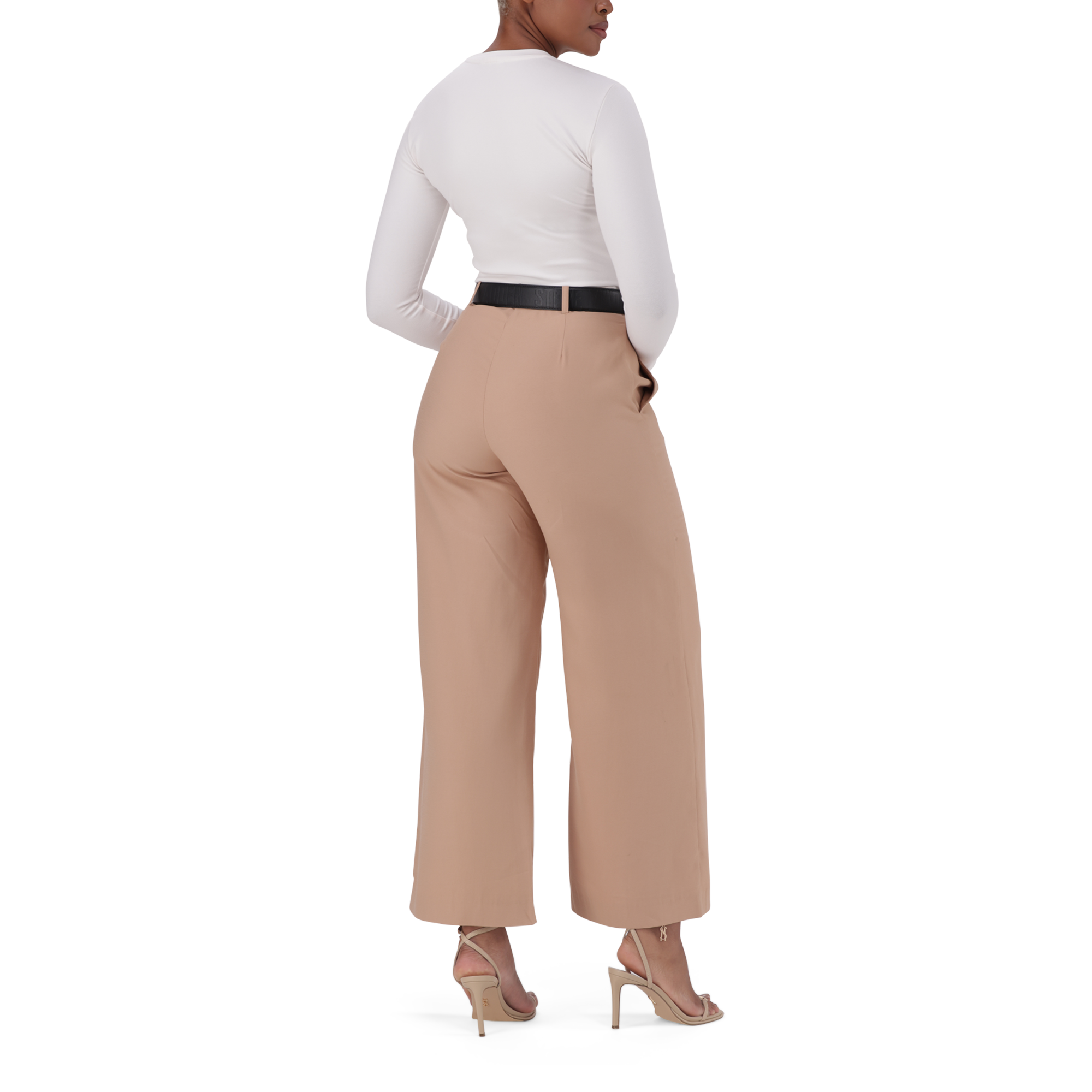 ARLITH CREAM ROUND NECK TOP