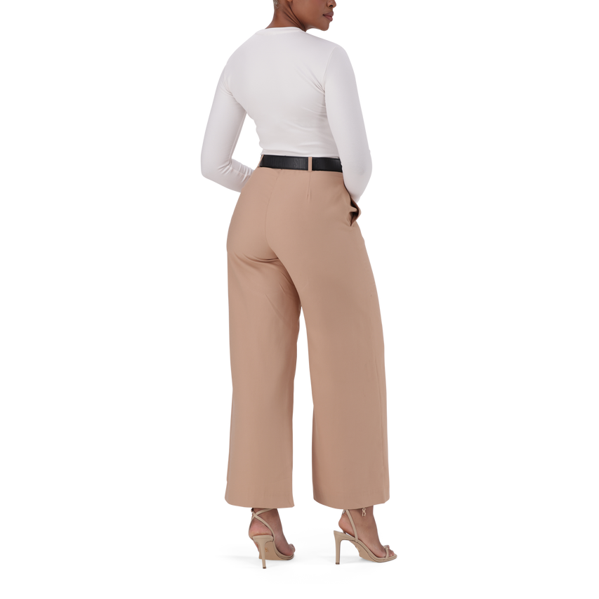ARLITH CREAM ROUND NECK TOP