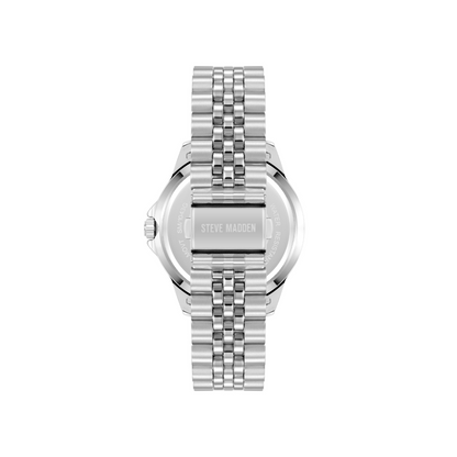 STATEMENT WATCH SILVER BLACK